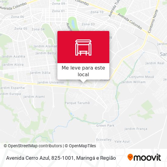 Avenida Cerro Azul, 825-1001 mapa