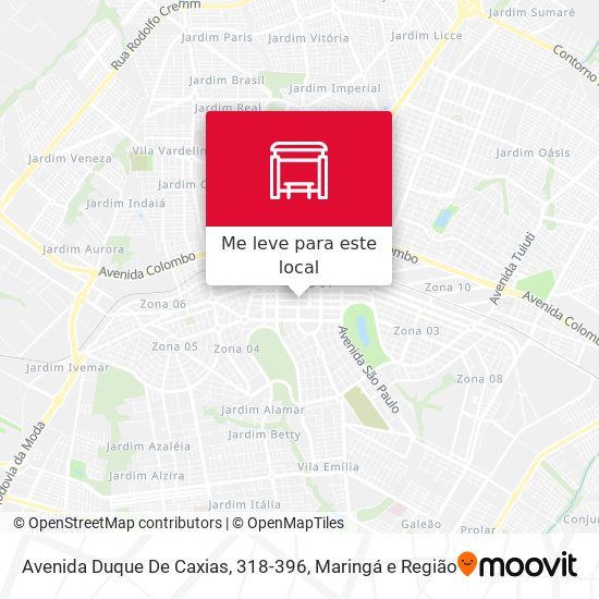 Avenida Duque De Caxias, 318-396 mapa