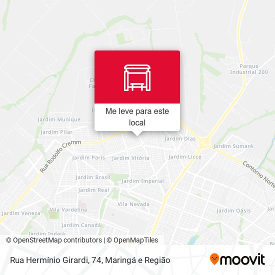 Rua Hermínio Girardi, 74 mapa