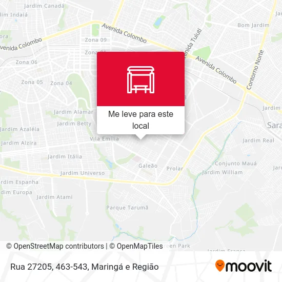 Rua 27205, 463-543 mapa