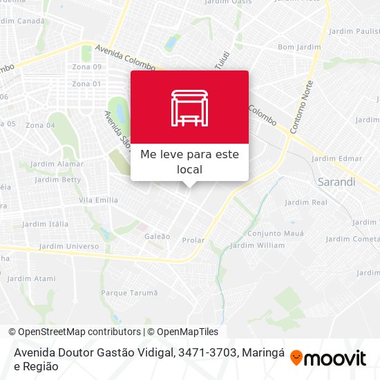Avenida Doutor Gastão Vidigal, 3471-3703 mapa