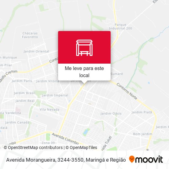 Avenida Morangueira, 3244-3550 mapa