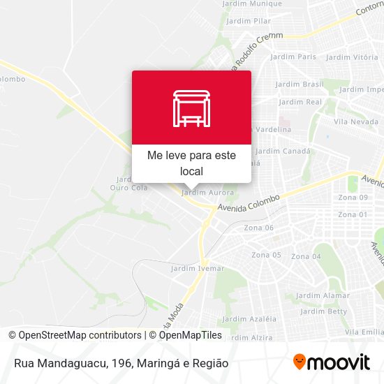 Rua Mandaguacu, 196 mapa
