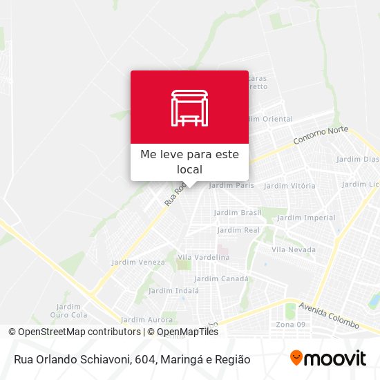 Rua Orlando Schiavoni, 604 mapa