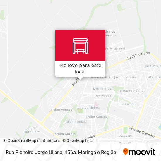 Rua Pioneiro Jorge Uliana, 456a mapa