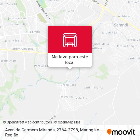 Avenida Carmem Miranda, 2764-2798 mapa