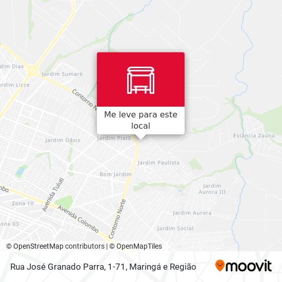 Rua José Granado Parra, 1-71 mapa