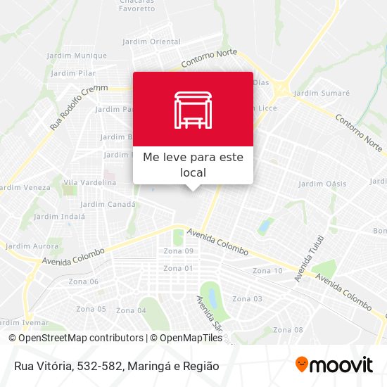 Rua Vitória, 532-582 mapa