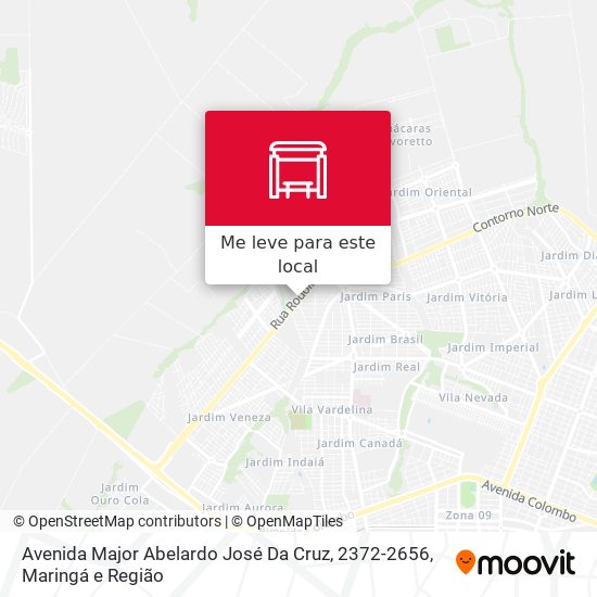 Avenida Major Abelardo José Da Cruz, 2372-2656 mapa