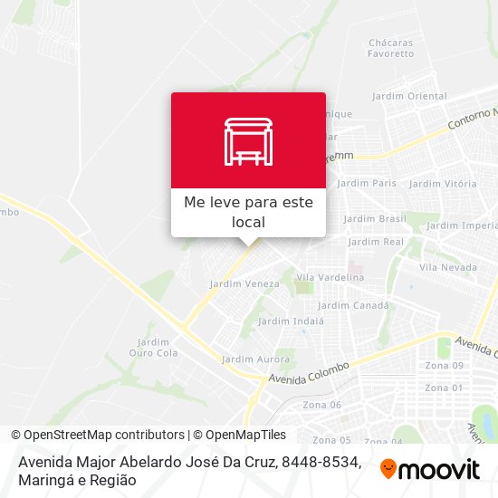 Avenida Major Abelardo José Da Cruz, 8448-8534 mapa
