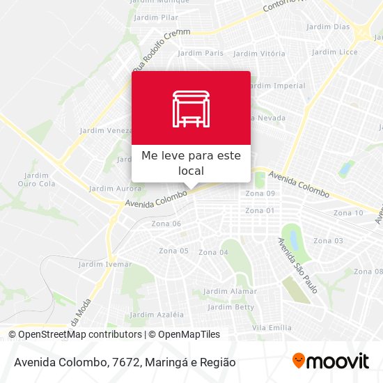 Avenida Colombo, 7672 mapa