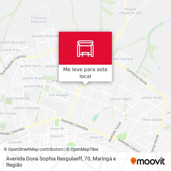 Avenida Dona Sophia Rasgulaeff, 70 mapa