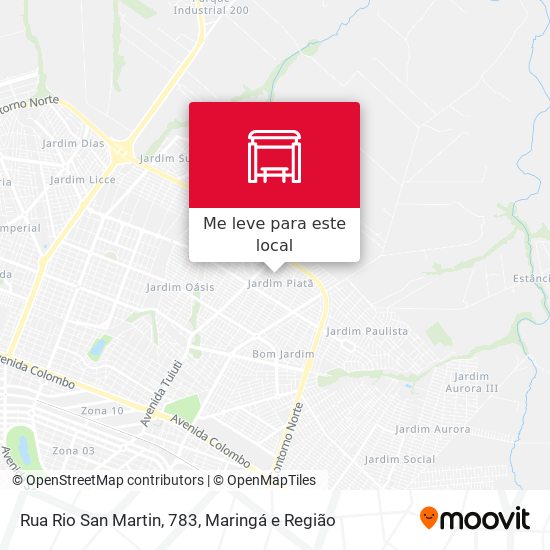 Rua Rio San Martin, 783 mapa