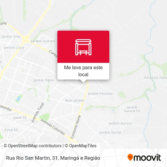 Rua Rio San Martin, 31 mapa