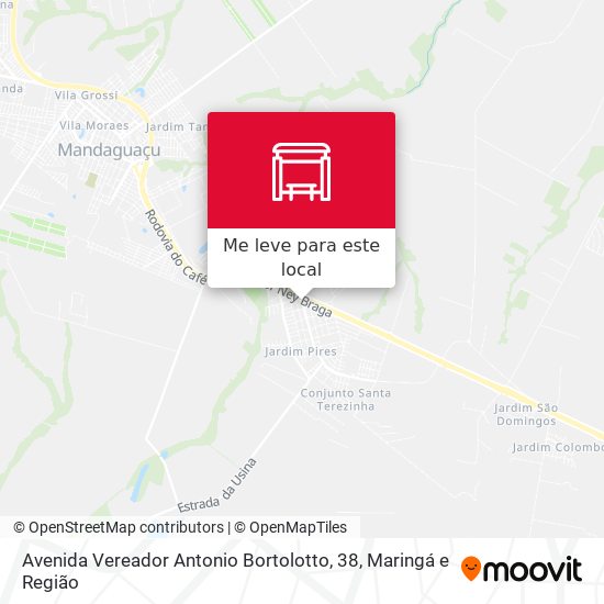 Avenida Vereador Antonio Bortolotto, 38 mapa