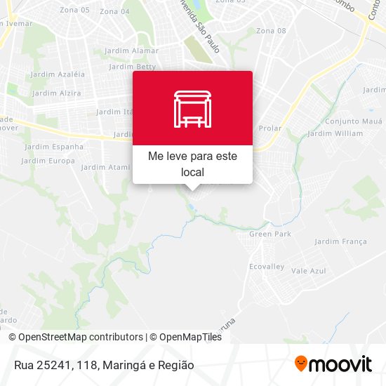 Rua 25241, 118 mapa