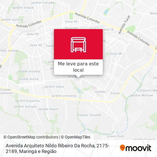 Avenida Arquiteto Nildo Ribeiro Da Rocha, 2175-2189 mapa