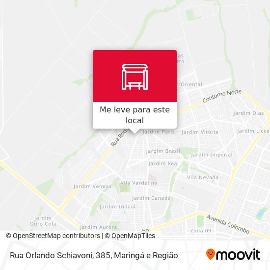 Rua Orlando Schiavoni, 385 mapa