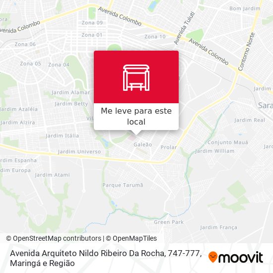 Avenida Arquiteto Nildo Ribeiro Da Rocha, 747-777 mapa