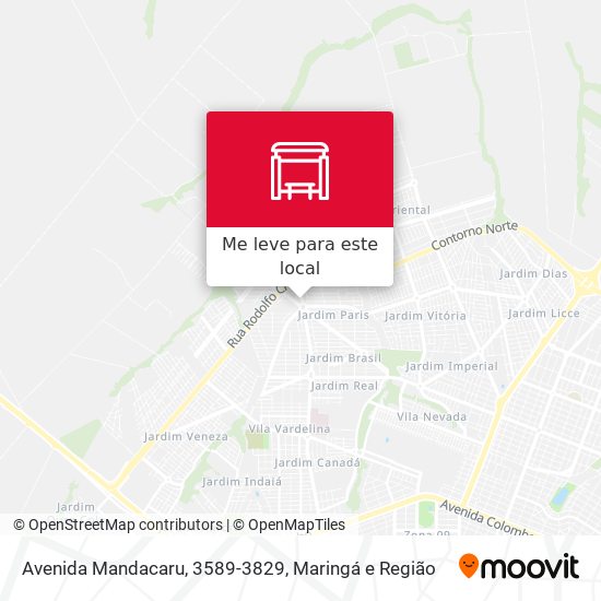 Avenida Mandacaru, 3589-3829 mapa
