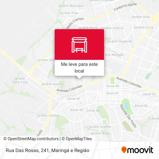 Rua Das Rosas, 241 mapa