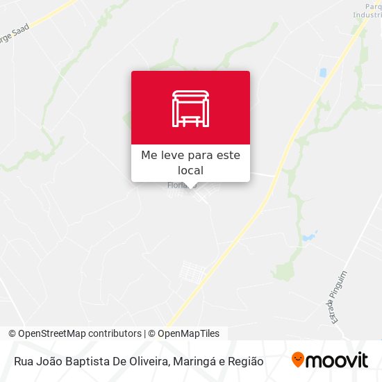 Rua João Baptista De Oliveira mapa
