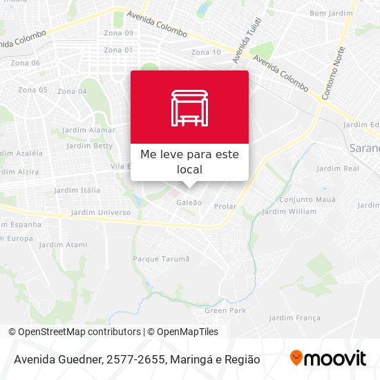 Avenida Guedner, 2577-2655 mapa