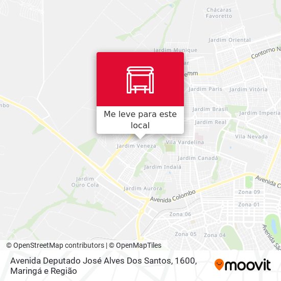 Avenida Deputado José Alves Dos Santos, 1600 mapa