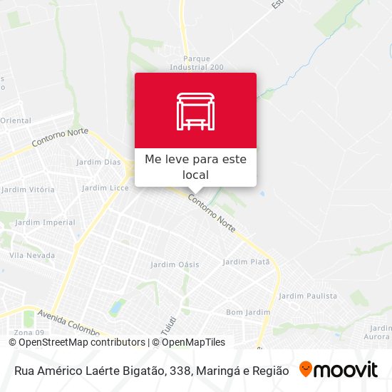 Rua Américo Laérte Bigatão, 338 mapa
