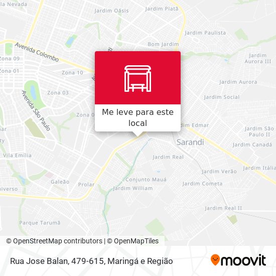 Rua Jose Balan, 479-615 mapa