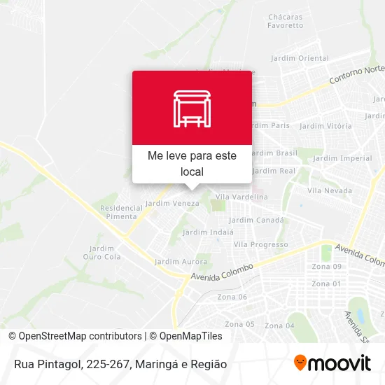 Rua Pintagol, 225-267 mapa