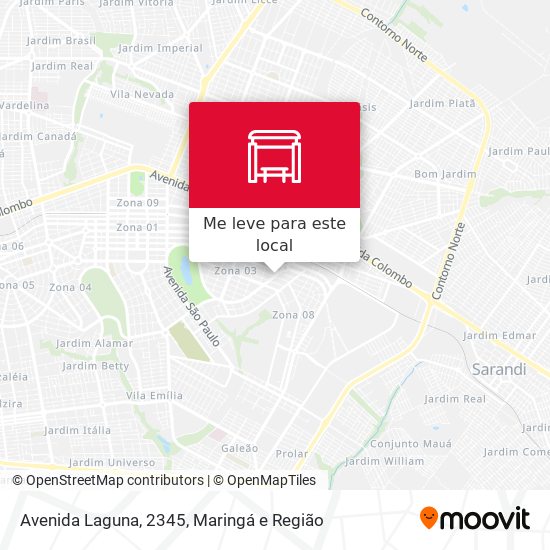 Avenida Laguna, 2345 mapa