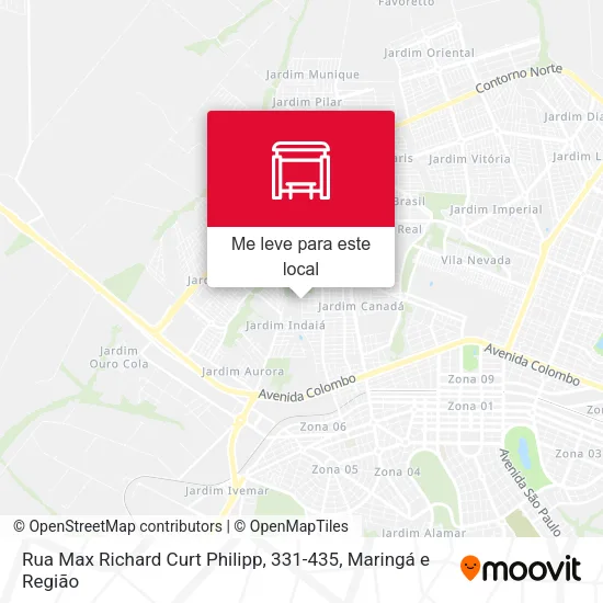 Rua Max Richard Curt Philipp, 331-435 mapa