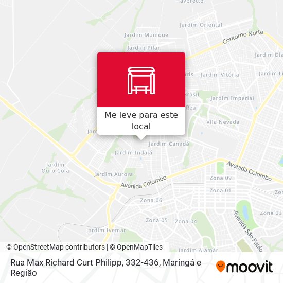 Rua Max Richard Curt Philipp, 332-436 mapa