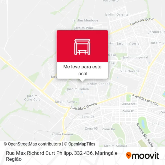 Rua Max Richard Curt Philipp, 332-436 mapa