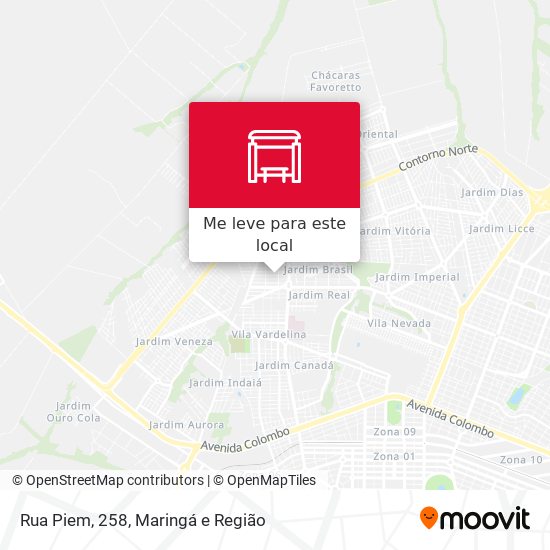 Rua Piem, 258 mapa