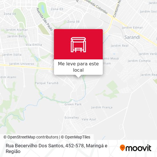 Rua Becervilho Dos Santos, 452-578 mapa