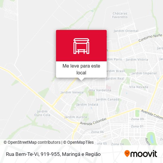 Rua Bem-Te-Vi, 919-955 mapa