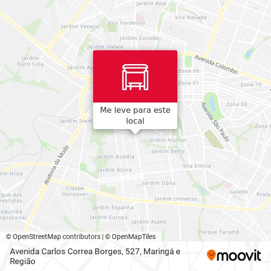 Avenida Carlos Correa Borges, 527 mapa