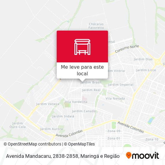 Avenida Mandacaru, 2838-2858 mapa