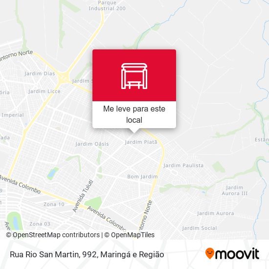 Rua Rio San Martin, 992 mapa