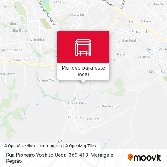 Rua Pioneiro Yoshito Ueda, 369-413 mapa