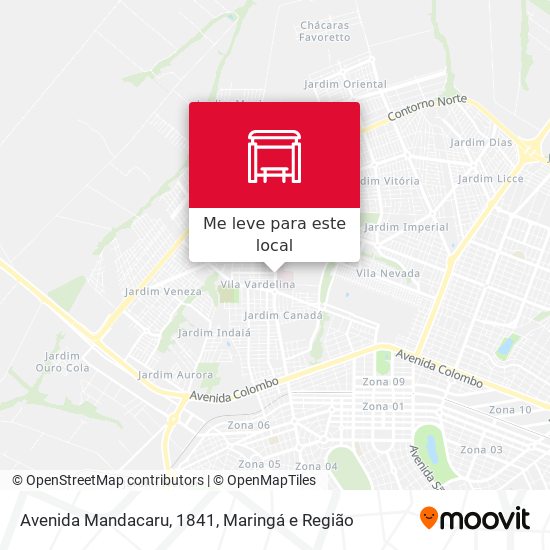 Avenida Mandacaru, 1841 mapa