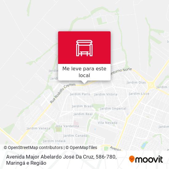 Avenida Major Abelardo José Da Cruz, 586-780 mapa