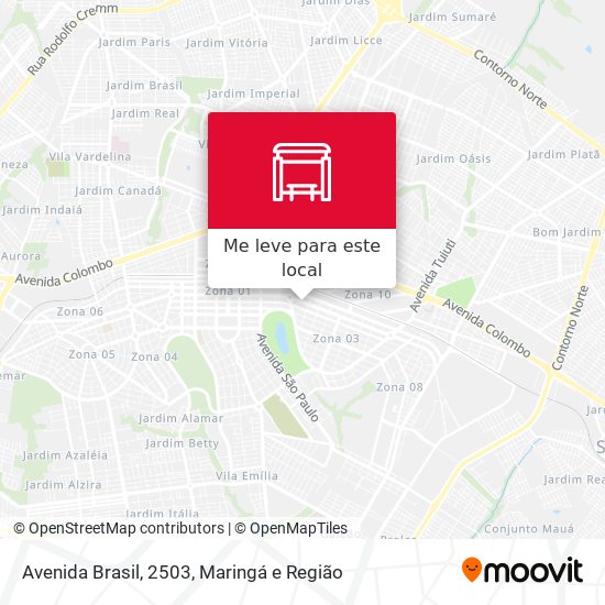 Avenida Brasil, 2503 mapa
