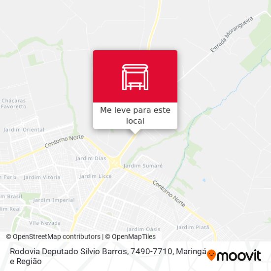 Rodovia Deputado Sílvio Barros, 7490-7710 mapa