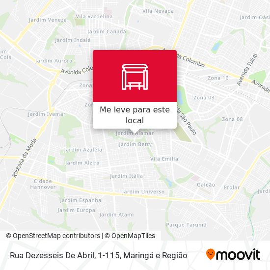 Rua Dezesseis De Abril, 1-115 mapa