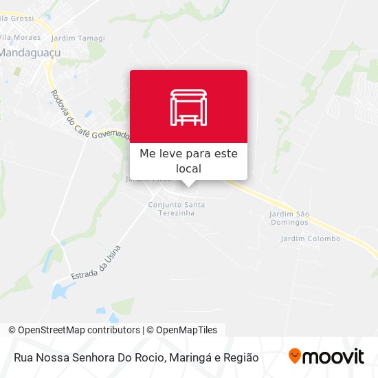 Rua Nossa Senhora Do Rocio mapa