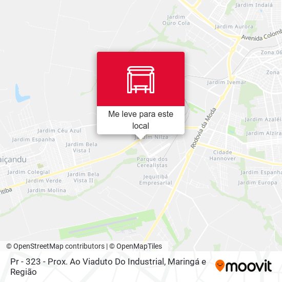Pr - 323 - Prox. Ao Viaduto Do Industrial mapa