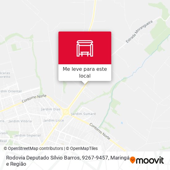 Rodovia Deputado Sílvio Barros, 9267-9457 mapa